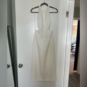 Zara open back dress